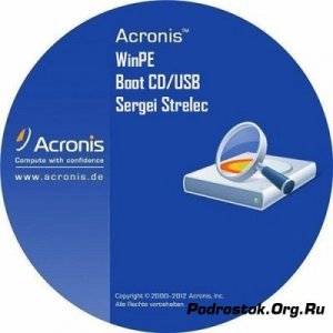  Acronis WinPE Boot CD/USB Sergei Strelec 
