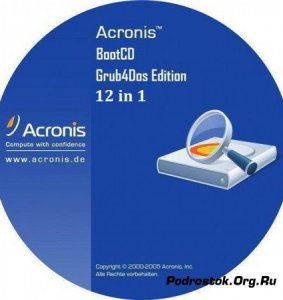 Acronis BootDVD 2013 Grub4Dos Edition 11 - 12 in 1 