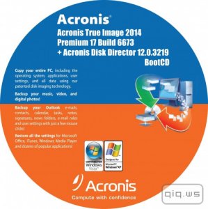  Acronis True Image 2014 Premium 17 Build 6673 + Acronis Disk Director 12.0.3223 BootCD (2014|RUS) 