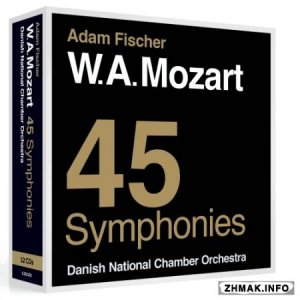  Danish National Chamber Orchestra - W.A. Mozart. 45 Symphonies [12CDs] (2014) 