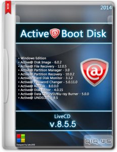  Active@ Boot Disk LiveCD v.8.5.5 (2014) 