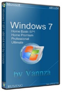  Windows 7 SP1 x86/x64 AIO by Vannza (2014/RUS/ENG) 
