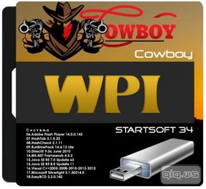  Cowboy WPI StartSoft 34 (x86/x64/RUS/2014) 