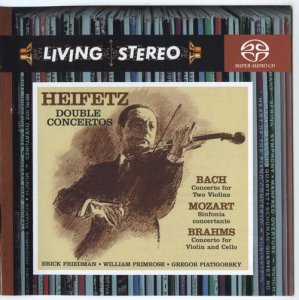  Jascha Heifetz /   - Double Concertos - Bach, Mozart, Brahms  (1956,1960,1961) (2006) 