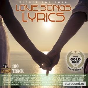 100 Planet Pop: Love Songs Lyric (2016) 